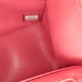 Miniatyrbild 6 av 10: Pre-owned Chanel Mini Square Classic Lambskin Single Flap Pink