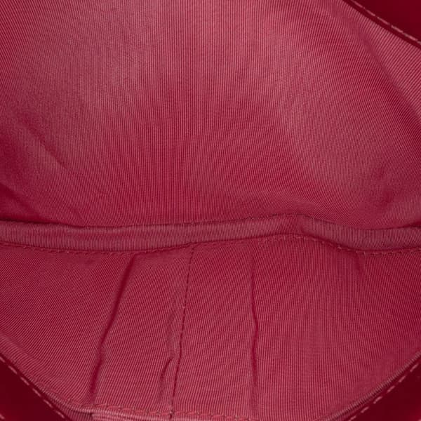 Pre-owned Chanel CC Lambskin and Tweed Flap Red