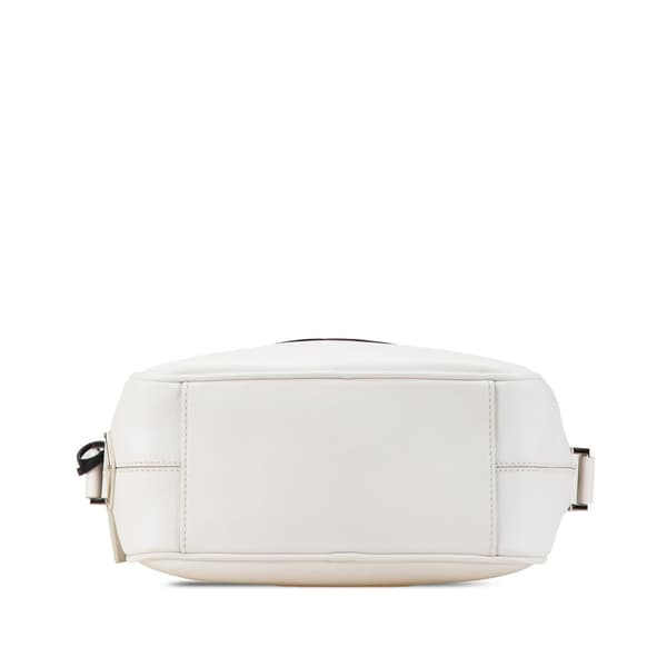 Pre-owned Prada Vitello Comics Crossbody White