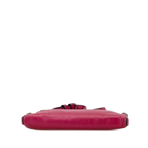 Pre-owned LOEWE Leather Heritage Crossbody Pink