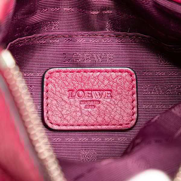 Pre-owned LOEWE Leather Heritage Crossbody Pink