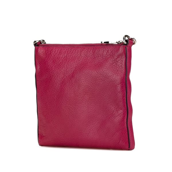 Pre-owned LOEWE Leather Heritage Crossbody Pink