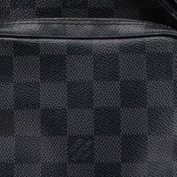 Pre-owned Louis Vuitton Damier Graphite Rem Black