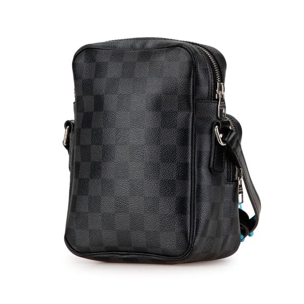 Pre-owned Louis Vuitton Damier Graphite Rem Black