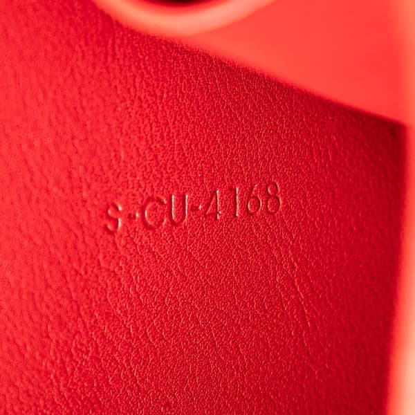Pre-owned Celine Leather Big Bag Bucket Crossbody Red