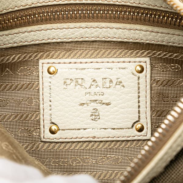 Pre-owned Prada Canapa Logo Crossbody Brown