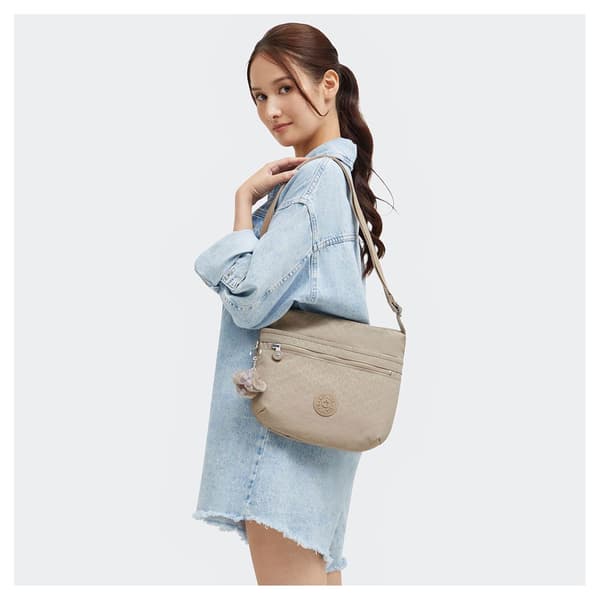 Kipling Arto 6l Skuldertaske Beige  Mand