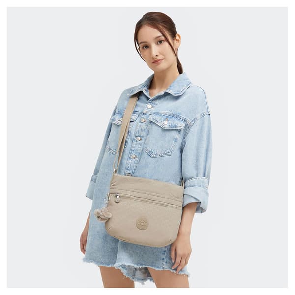 Kipling Arto 6l Skuldertaske Beige  Mand