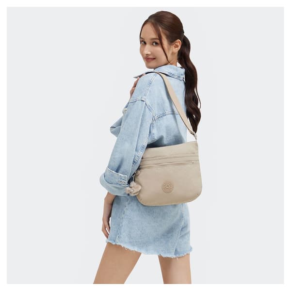 Kipling Arto 6l Skuldertaske Beige  Mand