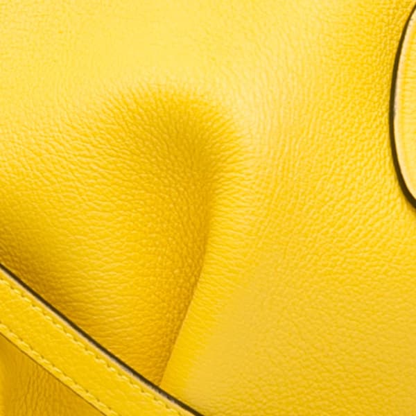 Pre-owned LOEWE Mini Calfskin Elephant Crossbody Yellow
