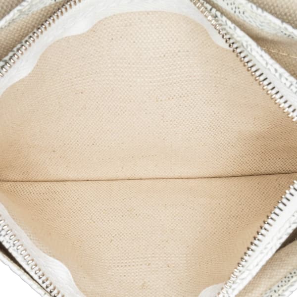 Pre-owned Goyard Goyardine Plumet Pocket Wallet White