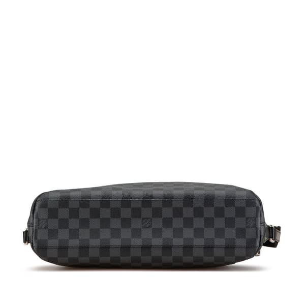 Pre-owned Louis Vuitton Damier Graphite Mick MM Black