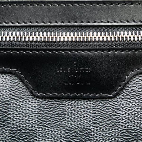 Pre-owned Louis Vuitton Damier Graphite Mick MM Black