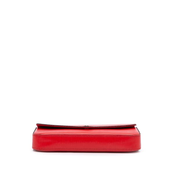 Pre-owned Louis Vuitton Epi Pochette Felicie Red
