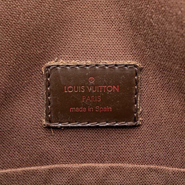 Pre-owned Louis Vuitton Damier Ebene Brooklyn MM Brown