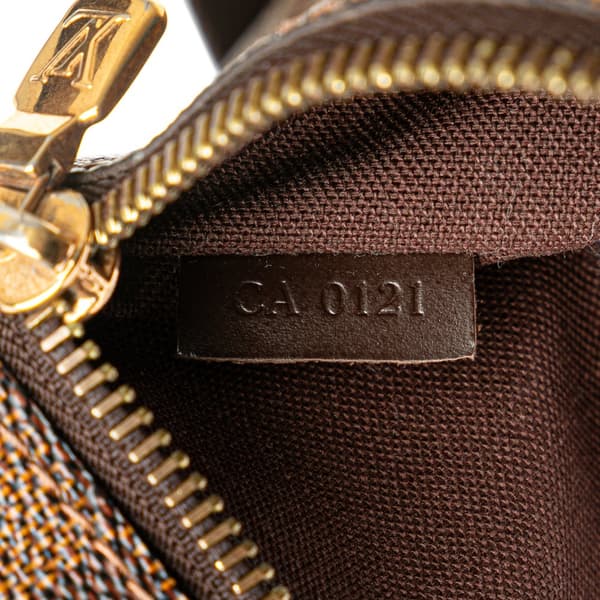 Pre-owned Louis Vuitton Damier Ebene Brooklyn MM Brown