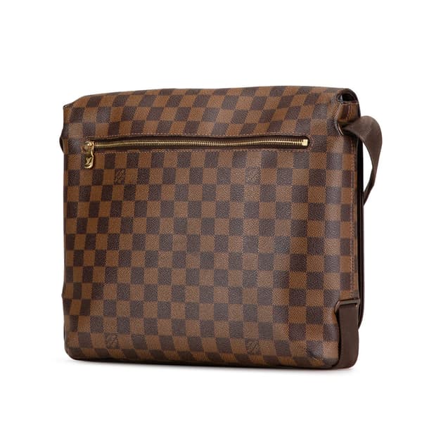 Pre-owned Louis Vuitton Damier Ebene Brooklyn MM Brown