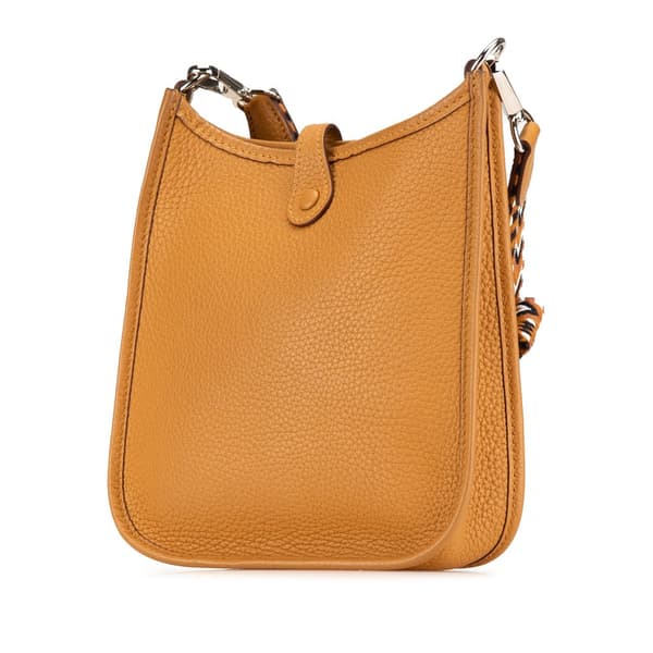 Pre-owned Hermès Clemence Evelyne Amazone 16 Brown
