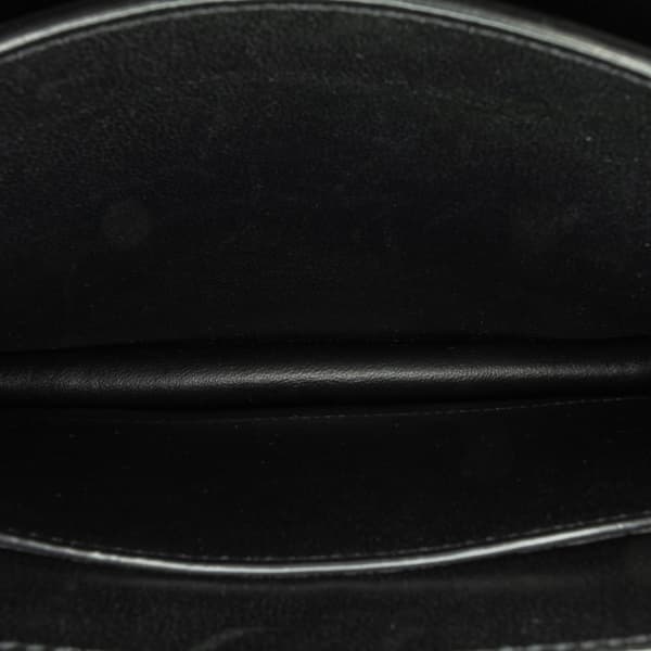 Pre-owned Saint Laurent Calf Hair Cassandra Crossbody Black