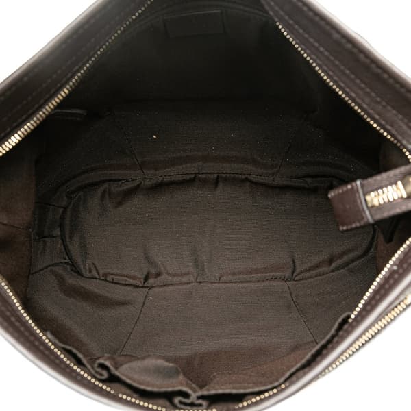 Pre-owned Gucci GG Canvas Crossbody Brown
