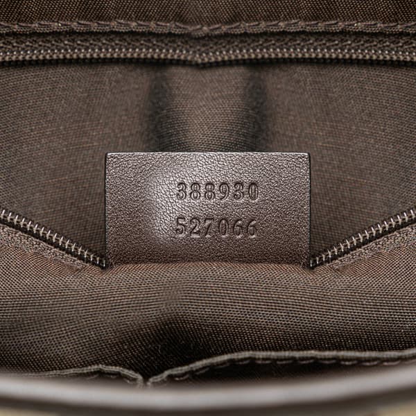 Pre-owned Gucci GG Canvas Crossbody Brown