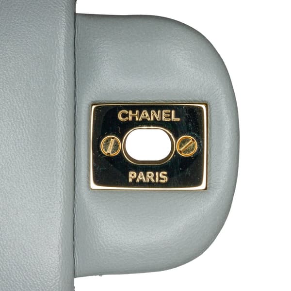 Pre-owned Chanel Quilted Calfskin Bolero de Chanel Flap Gray