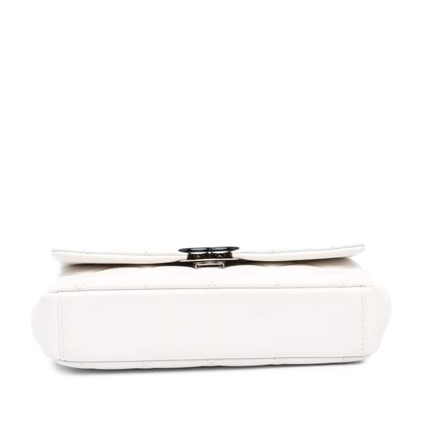Pre-owned Chanel Small Quilted Caviar My Everything Flap White