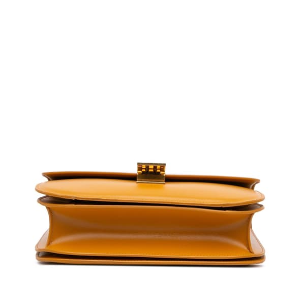Pre-owned Celine Medium Calfskin Classic Box Brown
