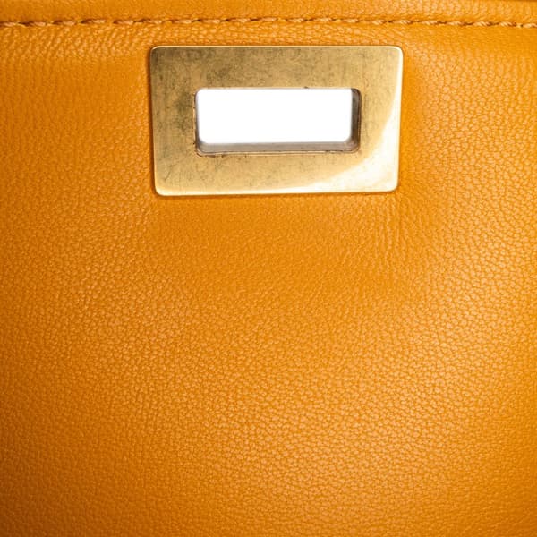 Pre-owned Celine Medium Calfskin Classic Box Brown