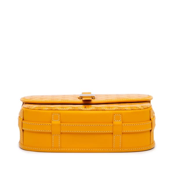 Pre-owned Goyard Goyardine Belvedere PM Yellow