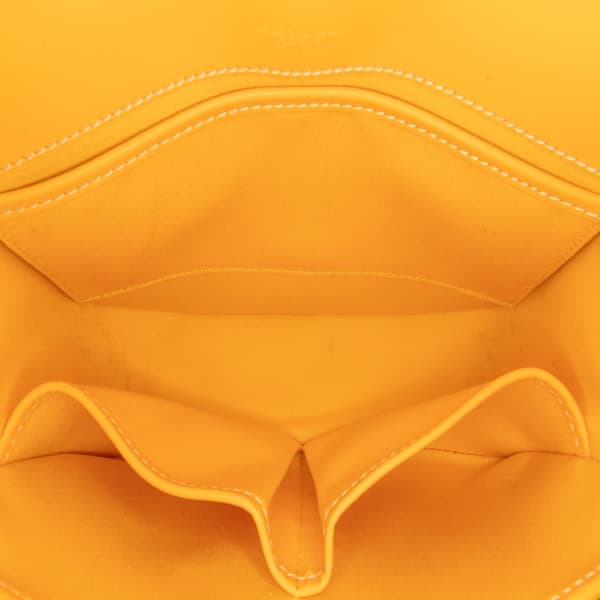 Pre-owned Goyard Goyardine Belvedere PM Yellow