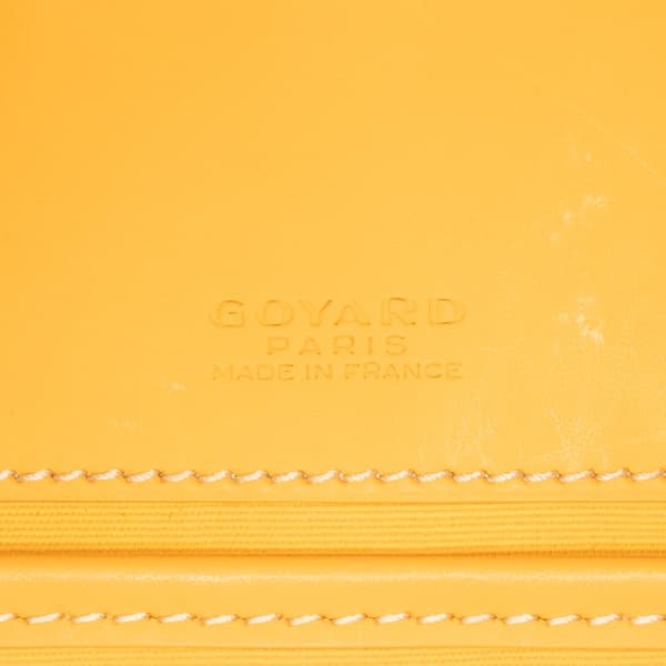Pre-owned Goyard Goyardine Belvedere PM Yellow