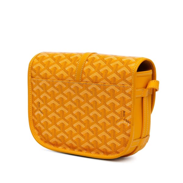 Pre-owned Goyard Goyardine Belvedere PM Yellow