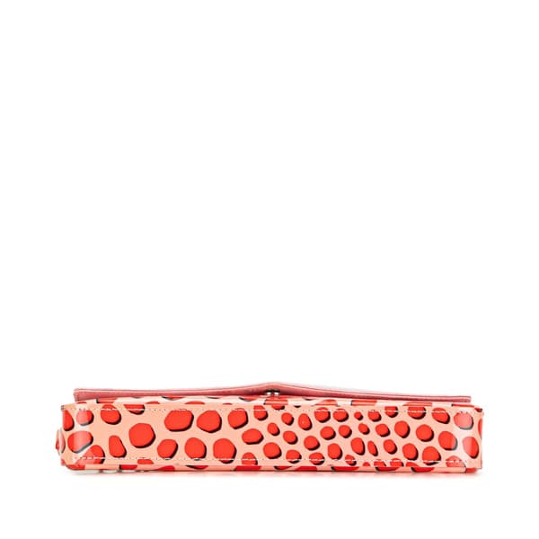 Pre-owned Louis Vuitton Monogram Vernis Jungle Dots Pochette Felicie Pink