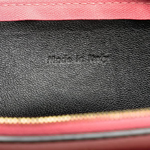 Pre-owned Celine Tricolor Leather Pocket Envelope Zip Crossbody Pink