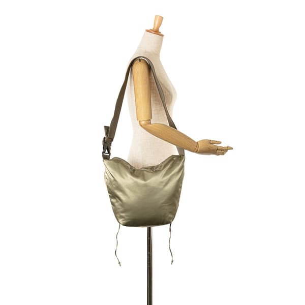Pre-owned Bottega Veneta Satin Crossbody Brown