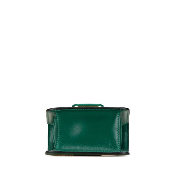 Pre-owned Valentino Micro Leather VSling Crossbody Green