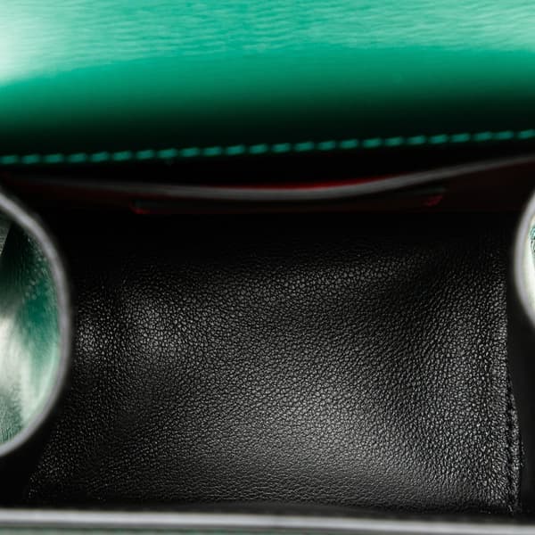 Pre-owned Valentino Micro Leather VSling Crossbody Green