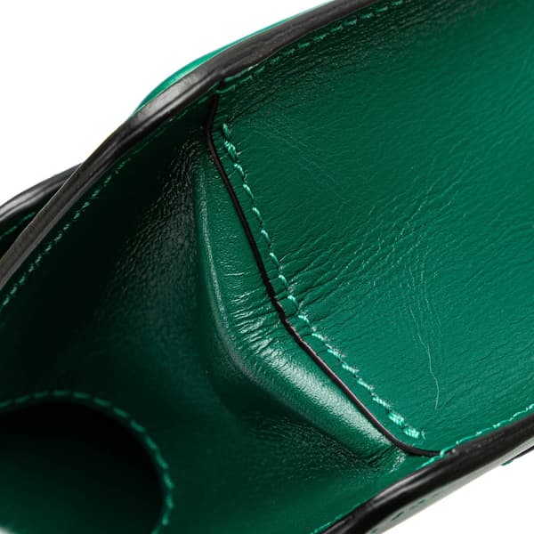 Pre-owned Valentino Micro Leather VSling Crossbody Green