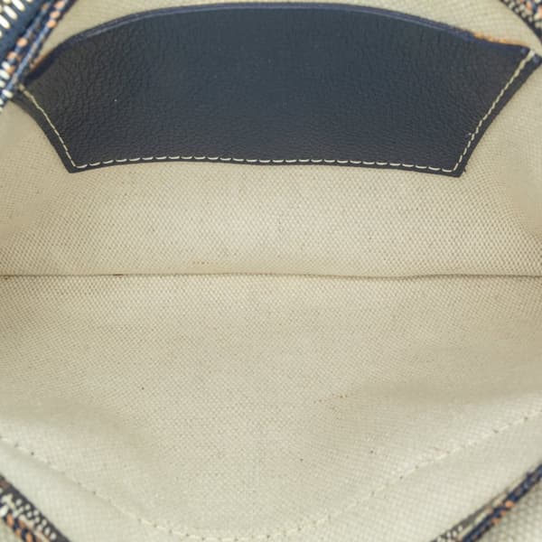 Pre-owned Goyard Goyardine Plumet Pocket Wallet Blue