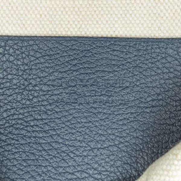 Pre-owned Goyard Goyardine Plumet Pocket Wallet Blue