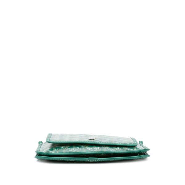 Pre-owned Goyard Goyardine Plumet Pocket Wallet Green