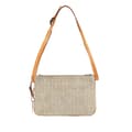 Miniatyrbillede 1 af 8: Pre-owned Celine C Macadam Suede Double Zip Crossbody Brown