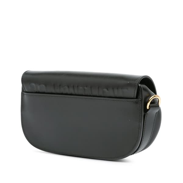 Pre-owned Dior Calfskin Bobby East West Crossbody Black
