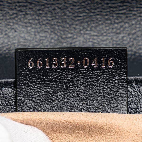 Pre-owned Gucci Super Mini GG Canvas Marmont Matelasse Flap Red