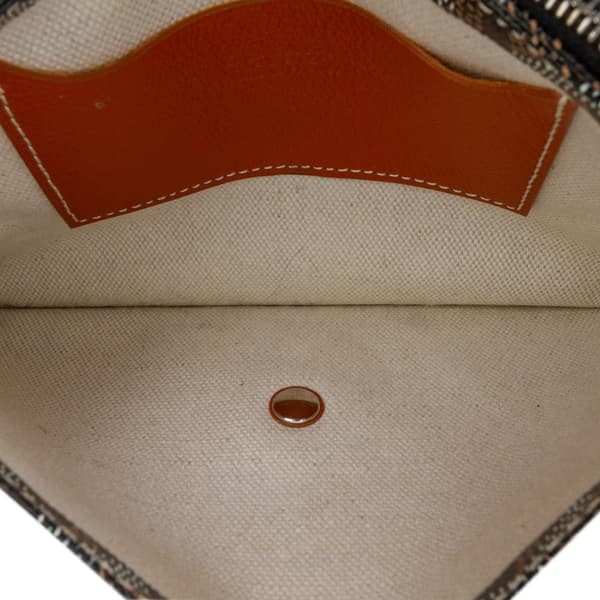 Pre-owned Goyard Goyardine Plumet Pocket Wallet Black