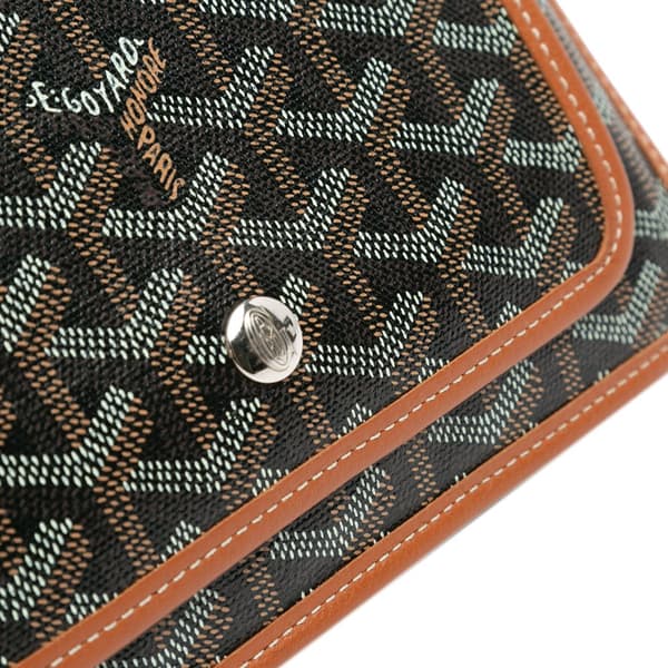 Pre-owned Goyard Goyardine Plumet Pocket Wallet Black