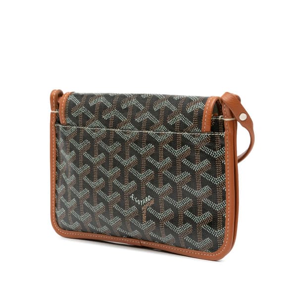 Pre-owned Goyard Goyardine Plumet Pocket Wallet Black