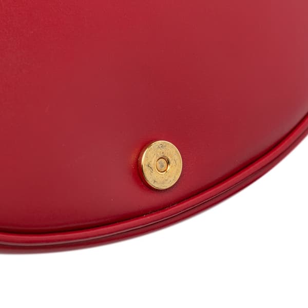 Pre-owned Dior Small Leather Bobby Crossbody Red