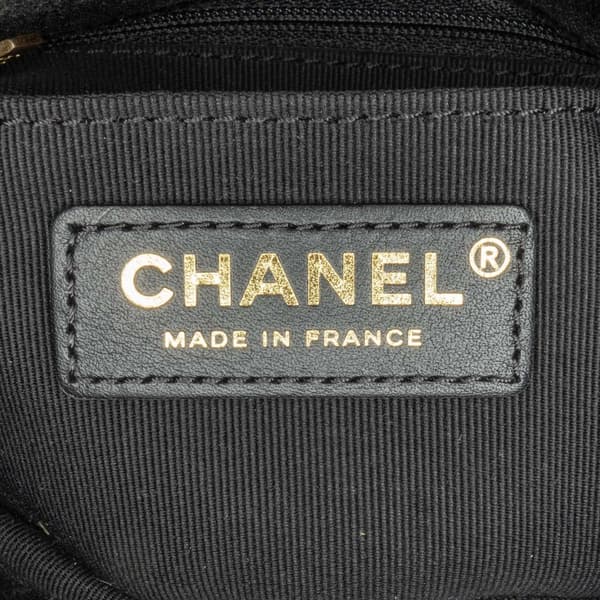 Pre-owned Chanel Mini Quilted Velvet Double Frame Flap Black